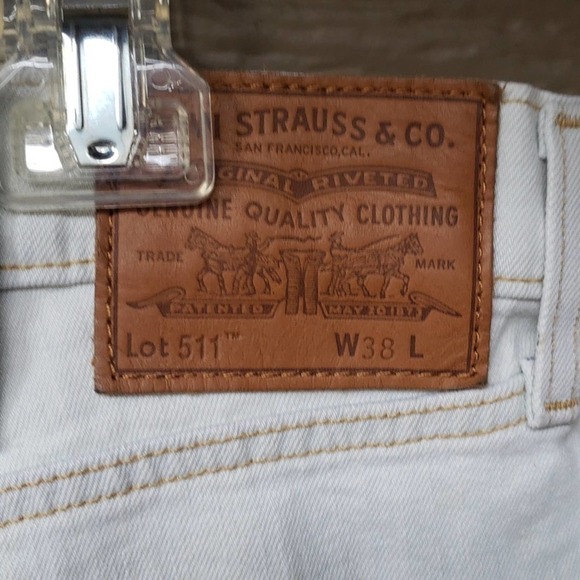 LEVI'S 511 Premium SLIM Shorts Men's 38 NEW - Picture 9 of 13